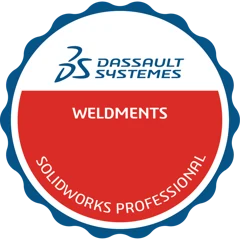SOLIDWORKS Professional Weldments badge