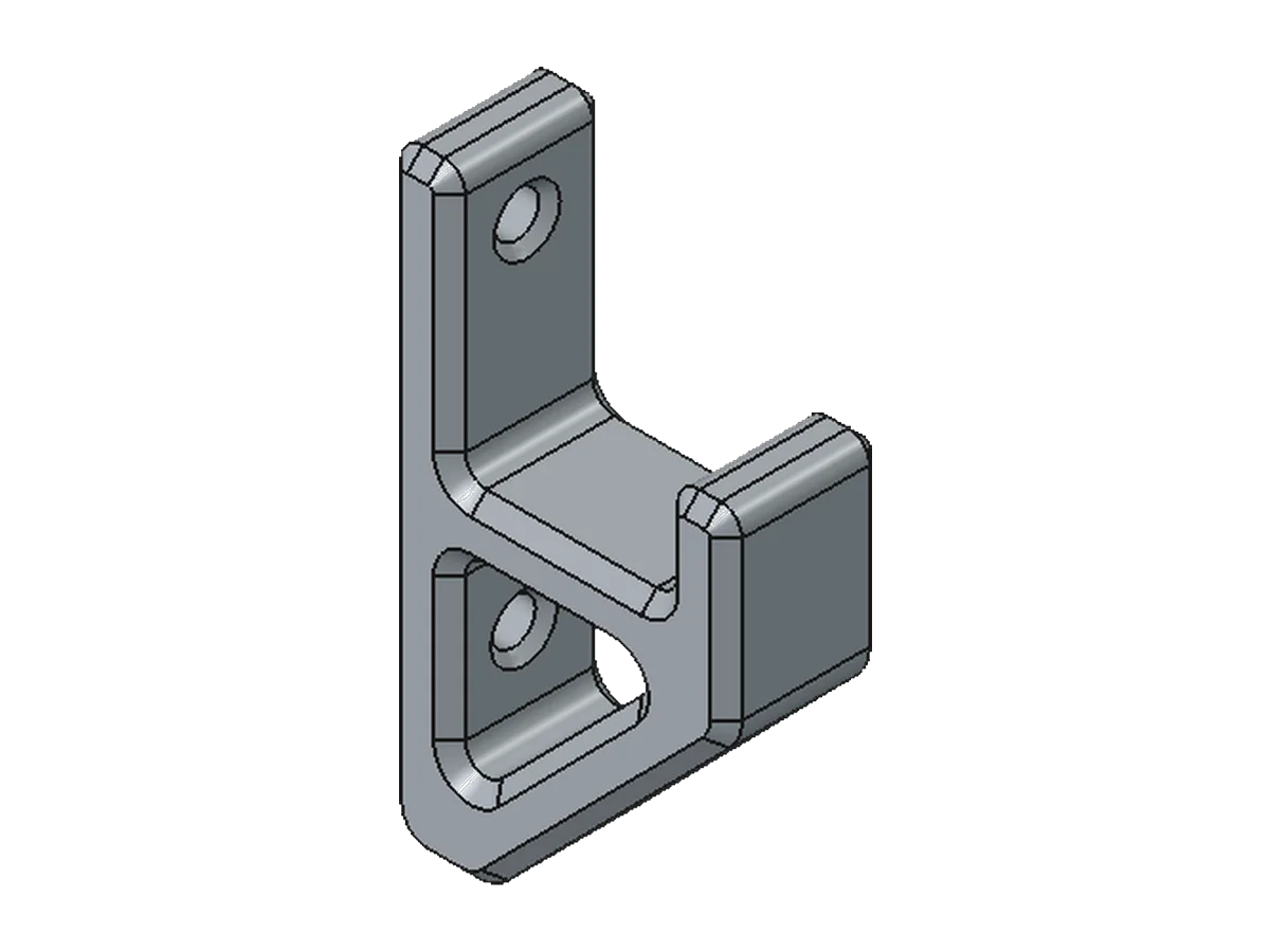 3D model of a bracket